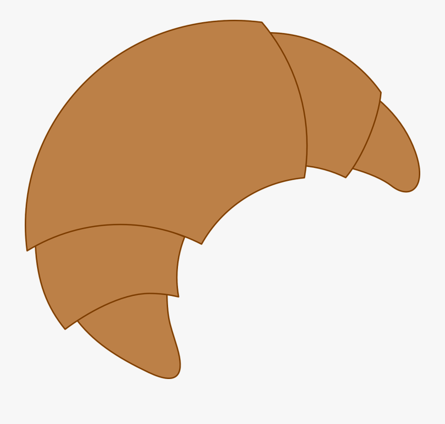 Croissant, Transparent Clipart