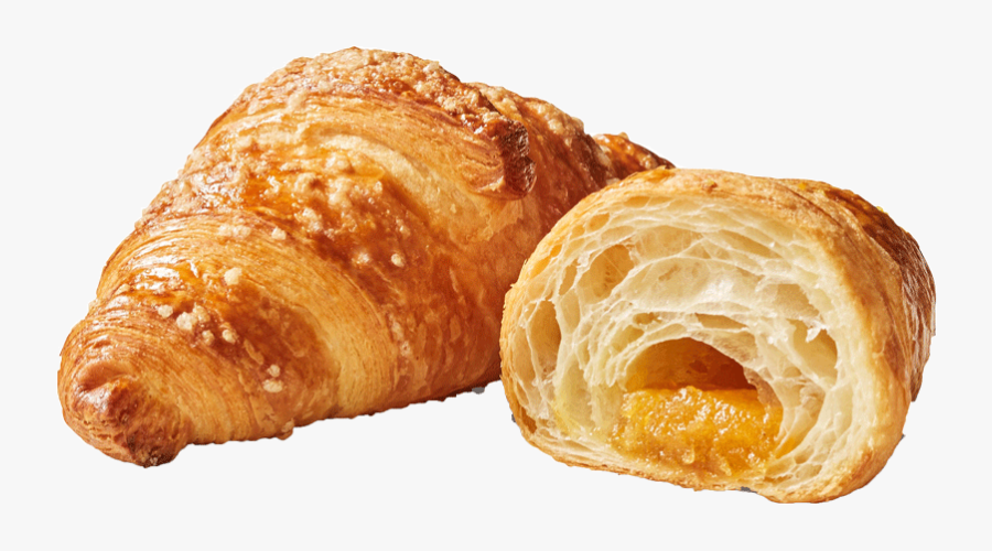 Transparent Pastries Clipart - Croissant Abricot, Transparent Clipart