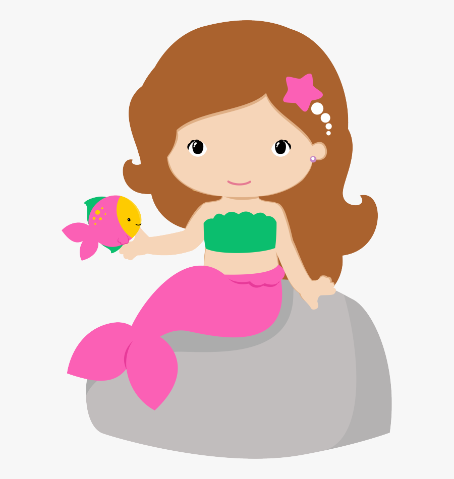 Shared Ver Todas - Mermaid Clipart, Transparent Clipart