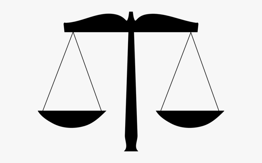 Scales Of Justice Clip Art, Transparent Clipart