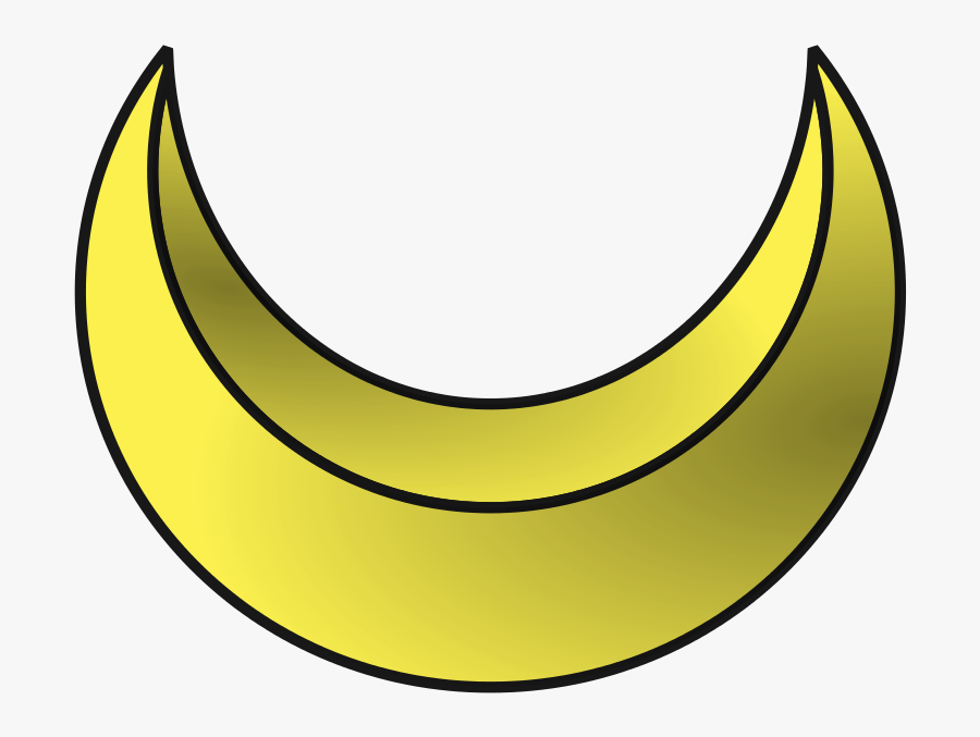 Croissant D Or - Heraldry Crescent, Transparent Clipart