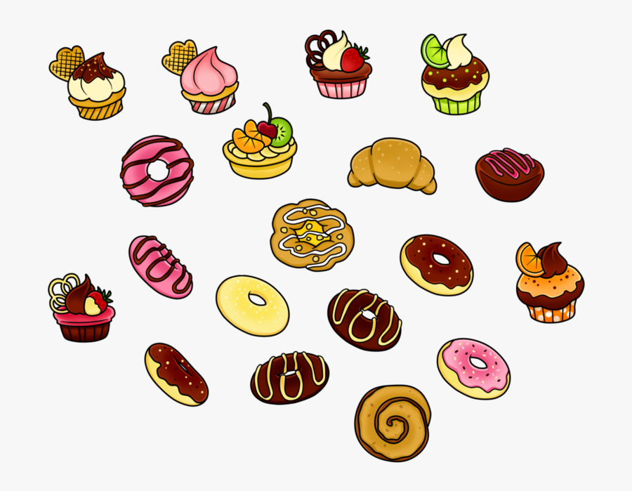 Free - Pastries Png Clipart, Transparent Clipart