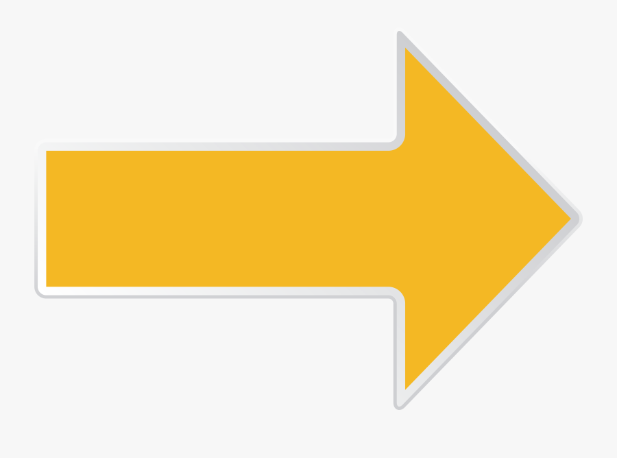 Arrow Volunteering Clip Art - Transparent Background Orange Arrow Png, Transparent Clipart