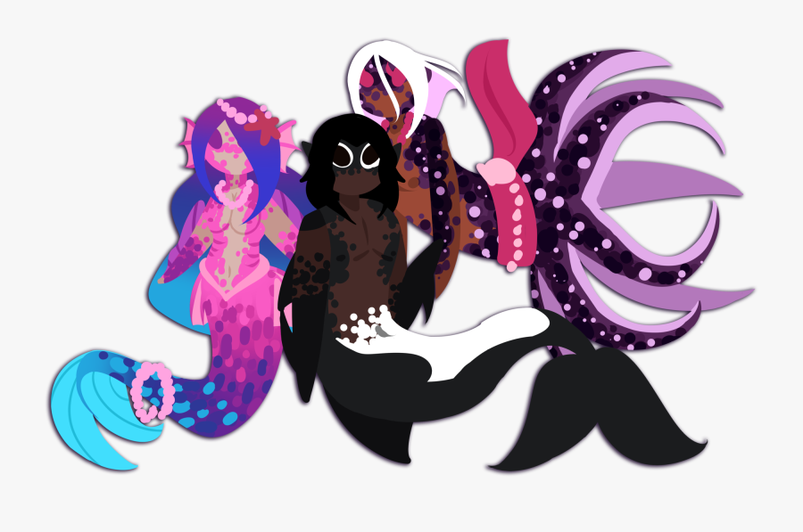 Merfolk - Illustration, Transparent Clipart