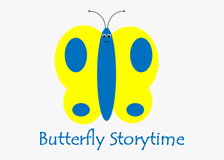Butterfly Clip Art For Kids - Butterfly Storytime, Transparent Clipart