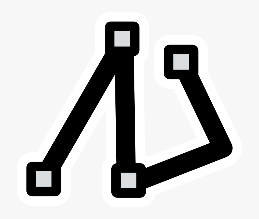 Primary Tool Polyline - Icon, Transparent Clipart