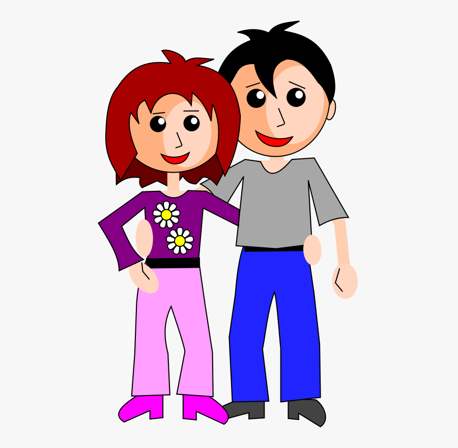 Emotion,art,people - Clipart Couple, Transparent Clipart