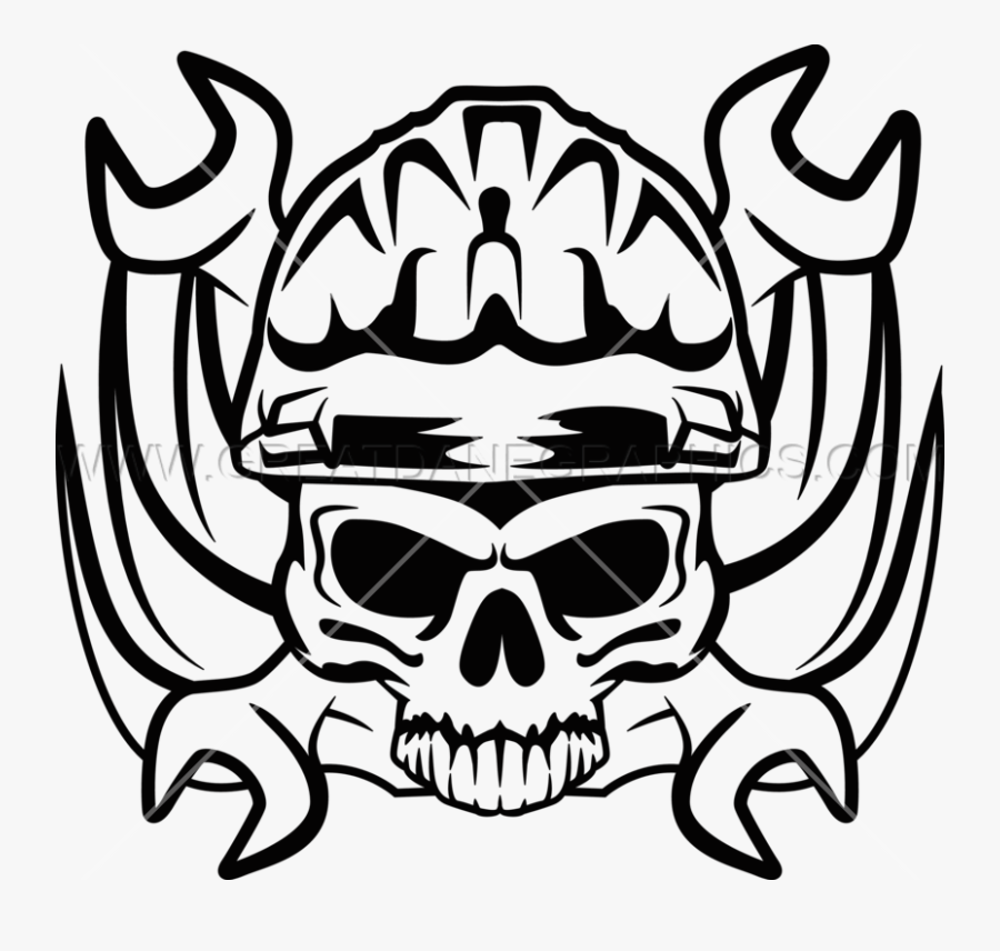 Wrench - Skull With Wrenches Svg, Transparent Clipart