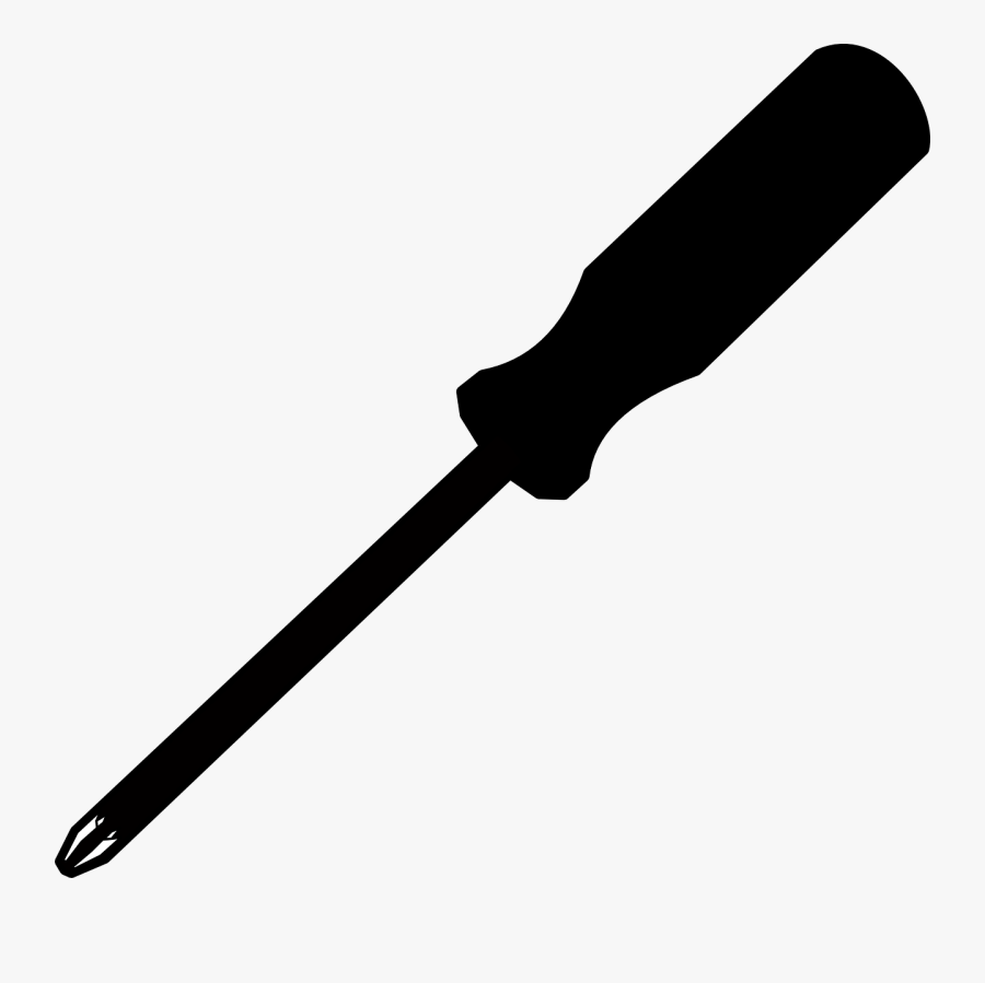 Free Vector Graphic Screwdriver Silhouette Tool - Black Screwdriver Clipart, Transparent Clipart