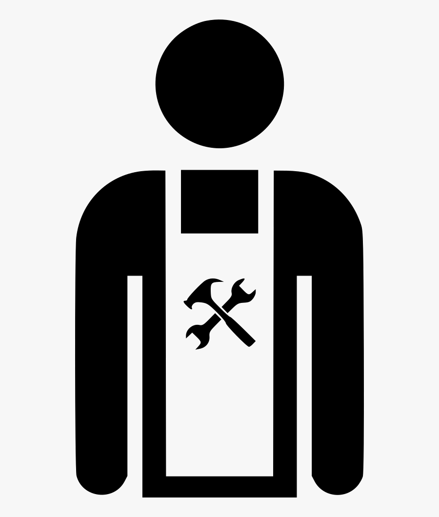Service Tool Work Hammer Wrench Man Comments - Sign, Transparent Clipart