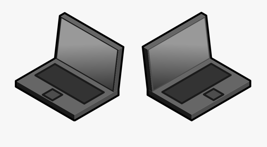 Axonometric Laptop, Transparent Clipart