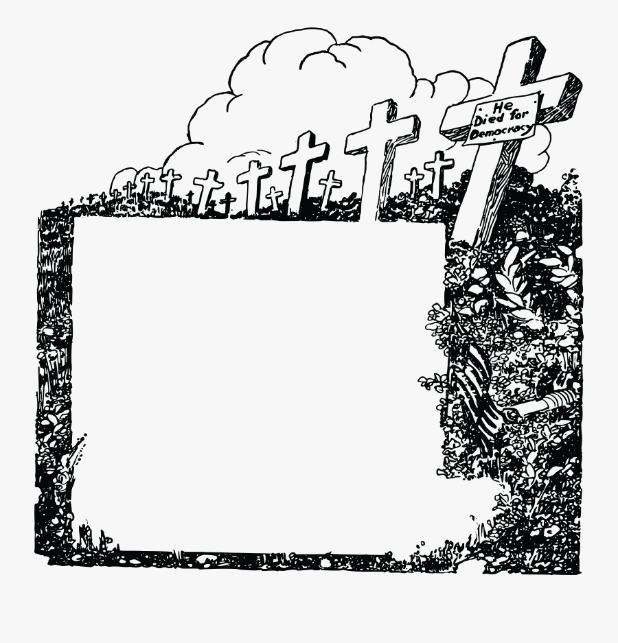 Grave Frame Png Clipart Headstone Borders And Frames - Grave Frame Png, Transparent Clipart