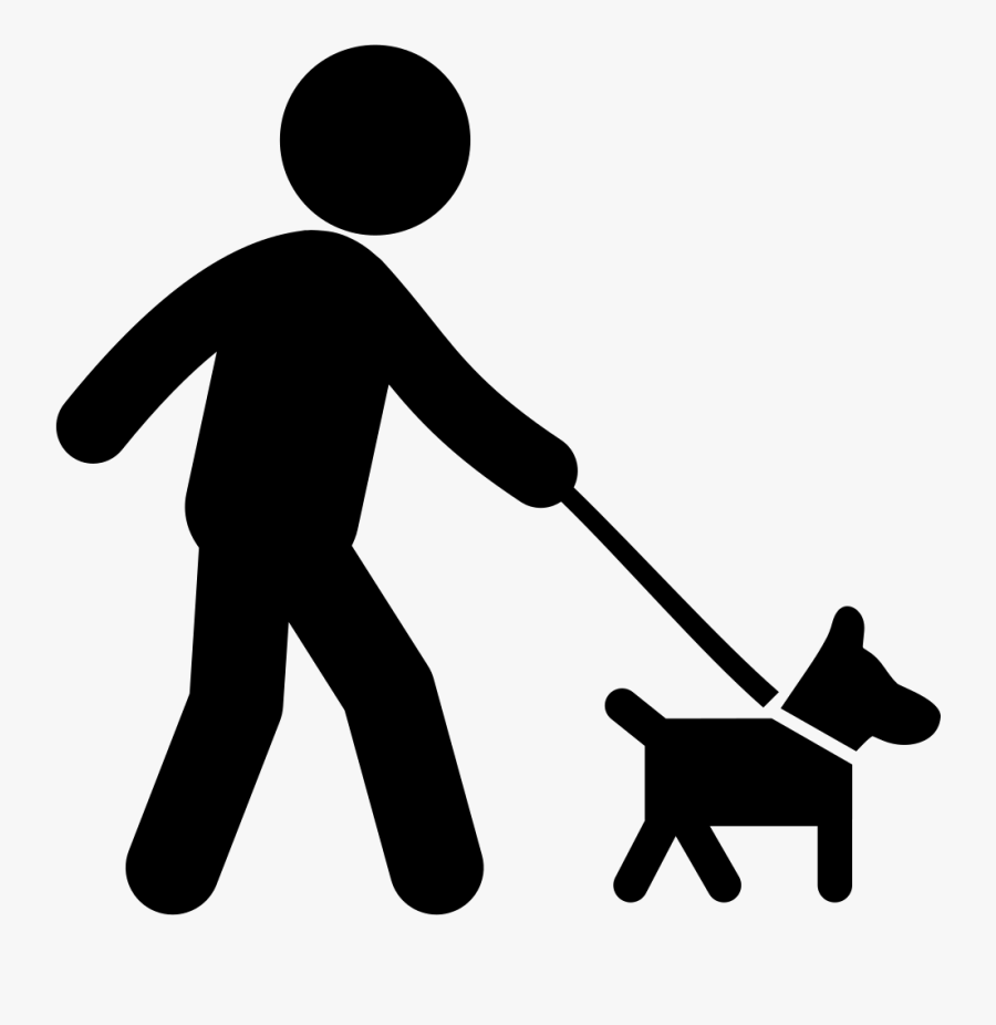 Pet Sitting Dog Walking Cat - Stick Figure Walking Dog, Transparent Clipart