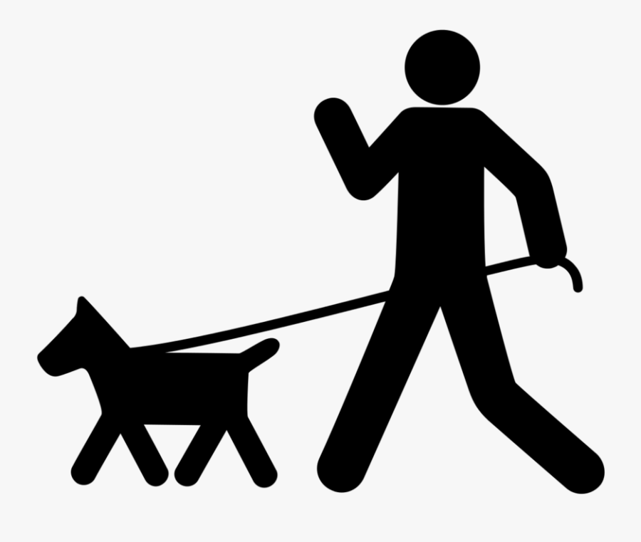 Pet Sitting Dog Walking German Shepherd Dobermann Dog - Dog Walking Clipart Black And White Free, Transparent Clipart