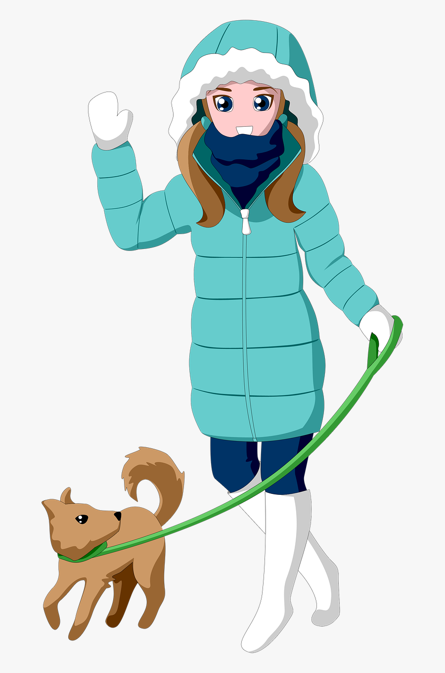 Dog Walking The Dog Walker Hi - Take Dog For A Walk Png, Transparent Clipart