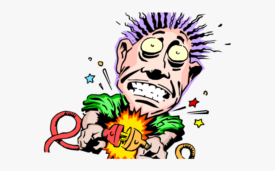 Electrical Injury Clipart, Transparent Clipart