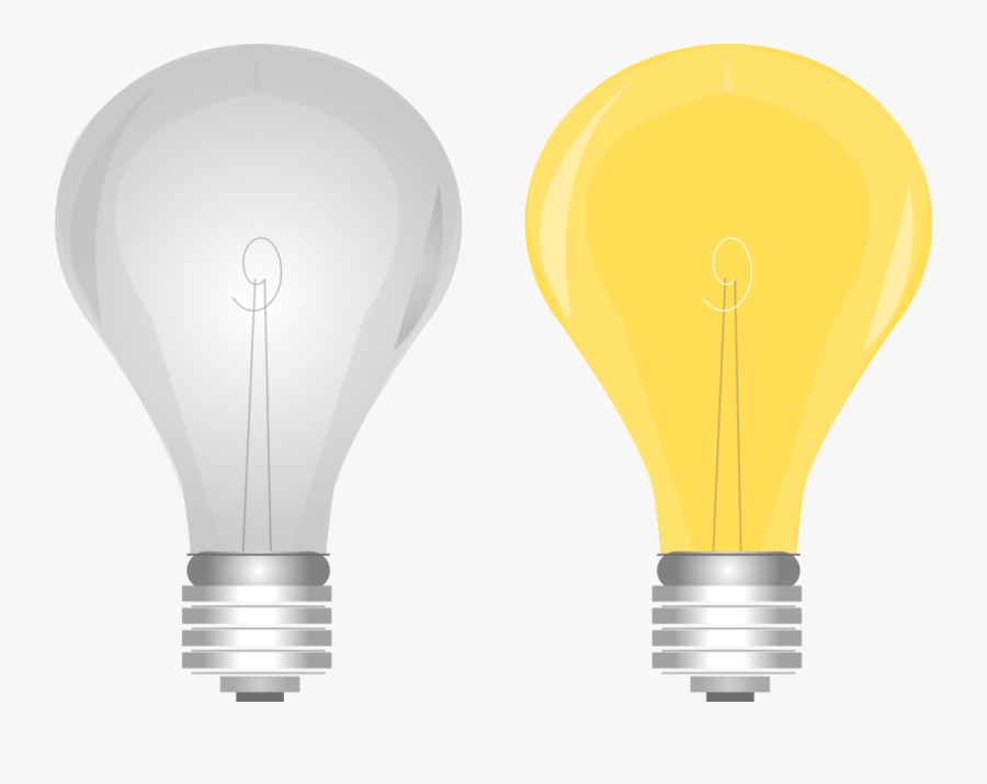 Transparent Light Energy Clipart - Bulb On Off Gif, Transparent Clipart