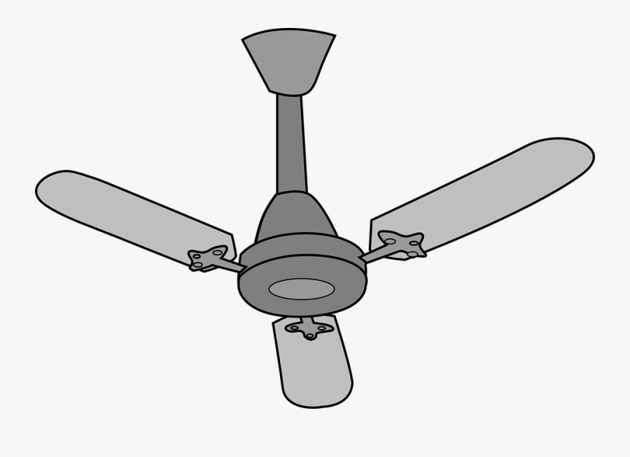 Electrical Ceiling Fan Png Clipart - Ceiling Fan Clipart Png, Transparent Clipart