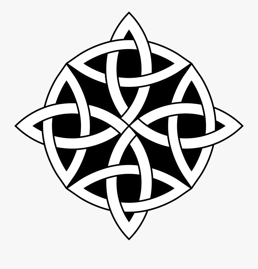 Clipart Celtic Knot Circle Variation - Celtic Cross In Circle, Transparent Clipart