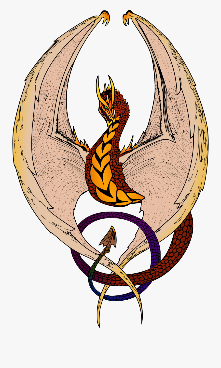 Wyvern Clipart, Transparent Clipart