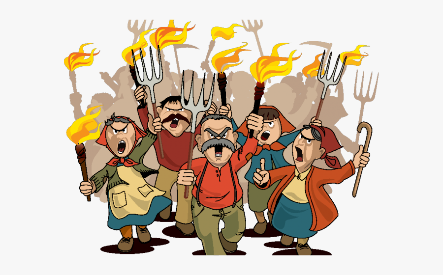 Cartoon Mob Of People , Free Transparent Clipart - ClipartKey