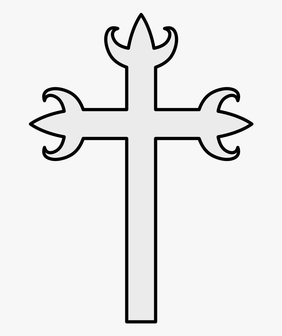 Coa Illustration Cross Trident - Cross, Transparent Clipart