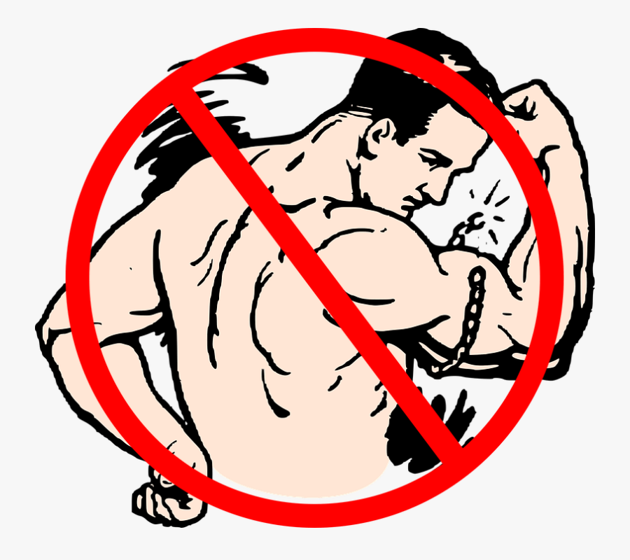 Masculine Gender Norms Promote - Cartoon Muscles, Transparent Clipart