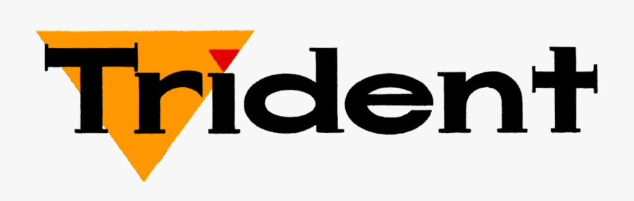 Trident - Original Trident Gum Logo, Transparent Clipart