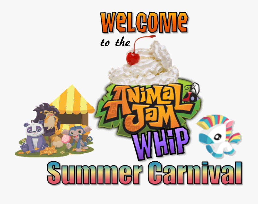 Transparent Whipped Cream Clipart - Animal Jam Summer Carnival Png, Transparent Clipart