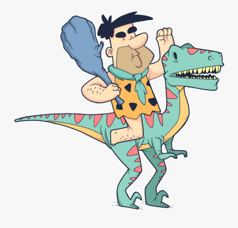 Flintstones World By Lost - Cartoon, Transparent Clipart