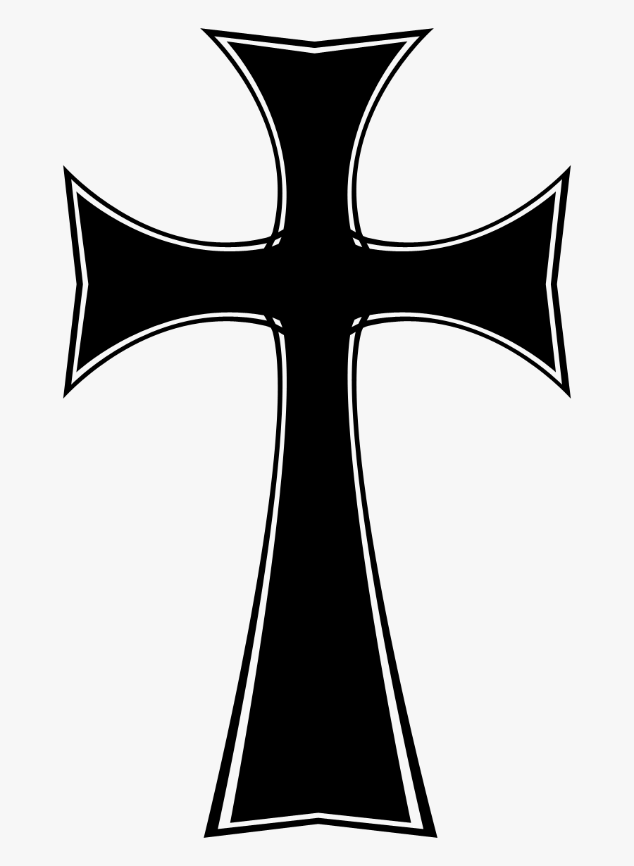 Gothic Cross Clipart Black Gothic Cross Clipart , Free Transparent