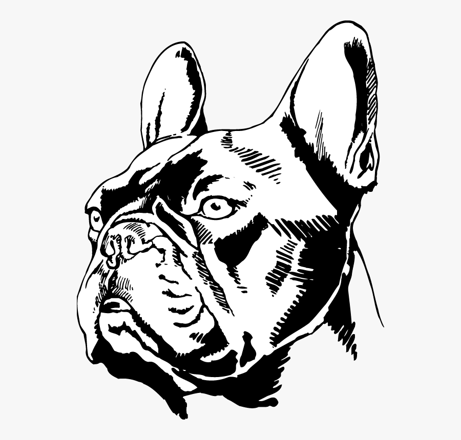 Clip Art Bull Dog Decals - French Bulldog, Transparent Clipart