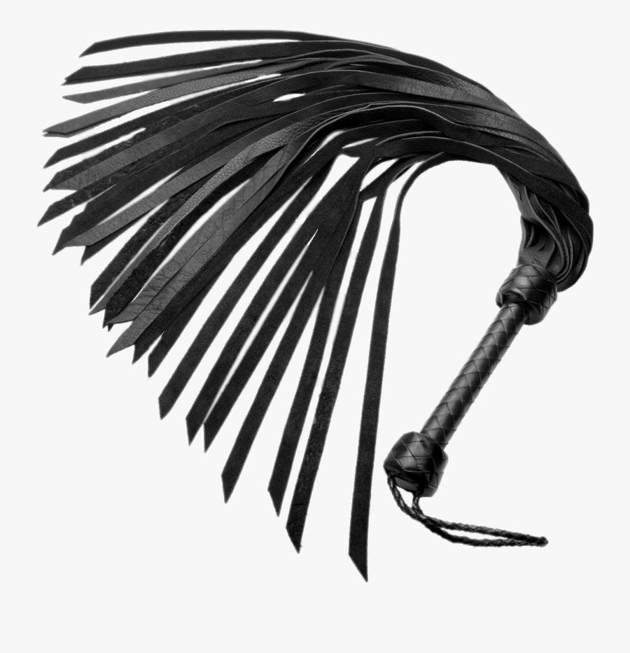 Soft Leather Flogger Whip - Leather Flogger, Transparent Clipart