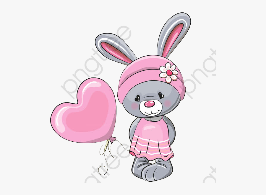 Lost Bunny - Cute Folder Ring Binder, Transparent Clipart