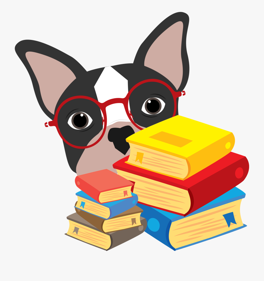 Transparent French Bulldog Png - Pila De Libros Vector, Transparent Clipart