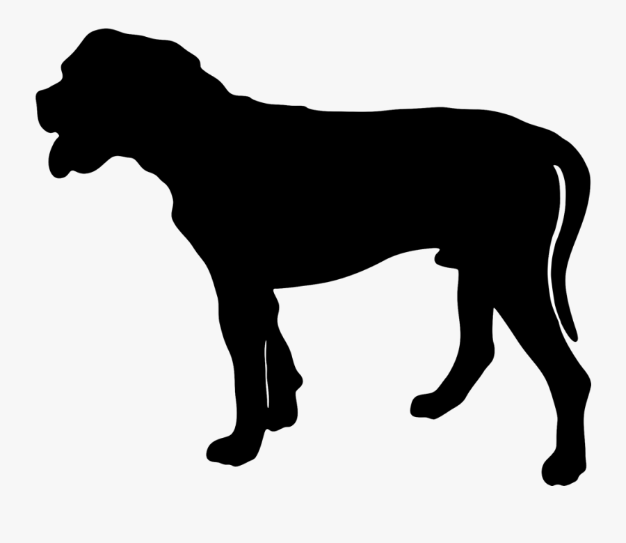 7al American Bulldog Silhouette Arc Umbrella That Closes - Shape Of A Horse, Transparent Clipart