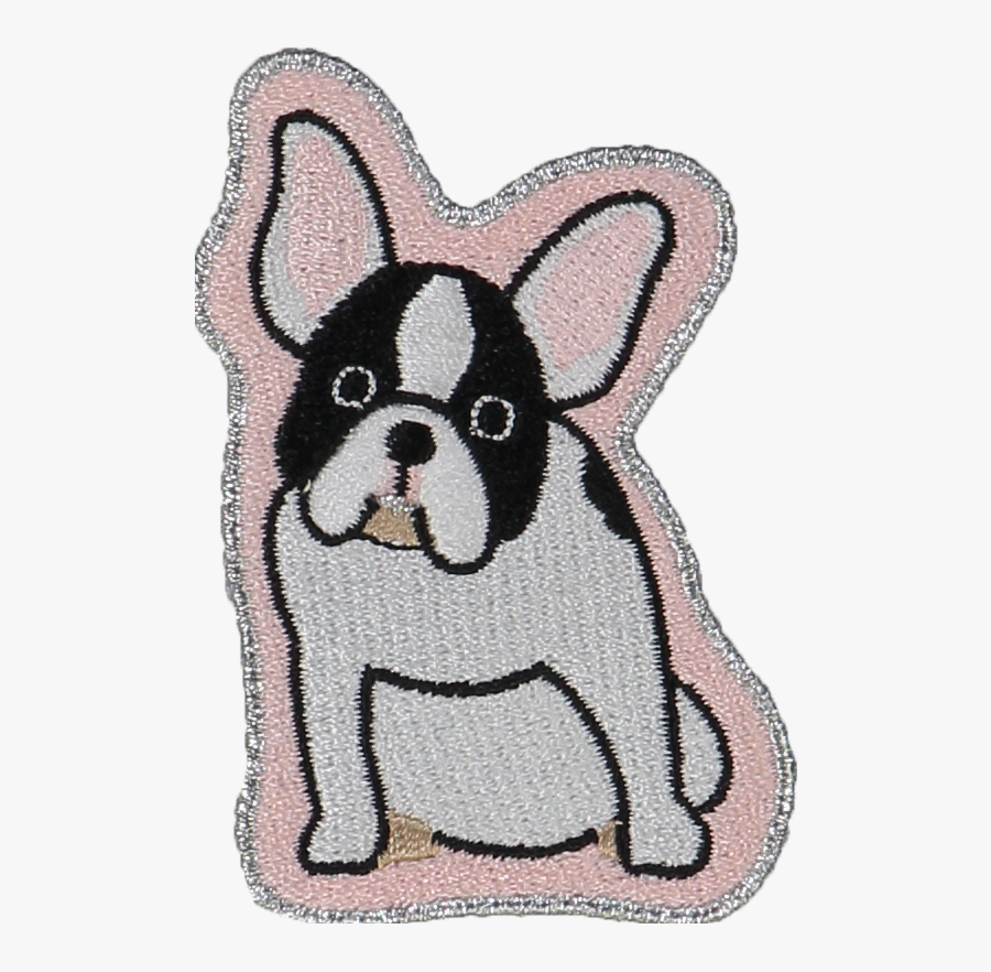 French Bulldog Sticker Patch - Boston Terrier, Transparent Clipart