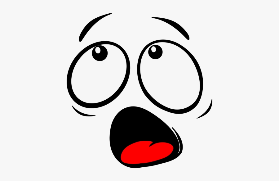Eyes Image Freeuse Library Scared Clipart Scary Eye - Scared Face Png Transparent, Transparent Clipart