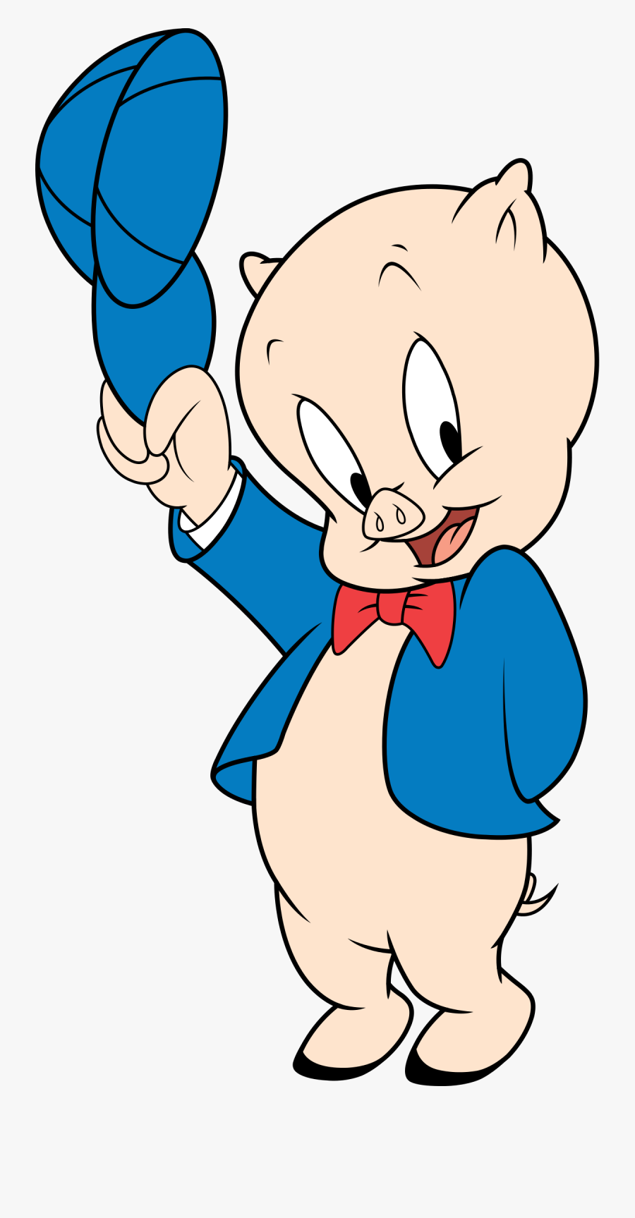 Looney Tunes Porky Pig, Transparent Clipart