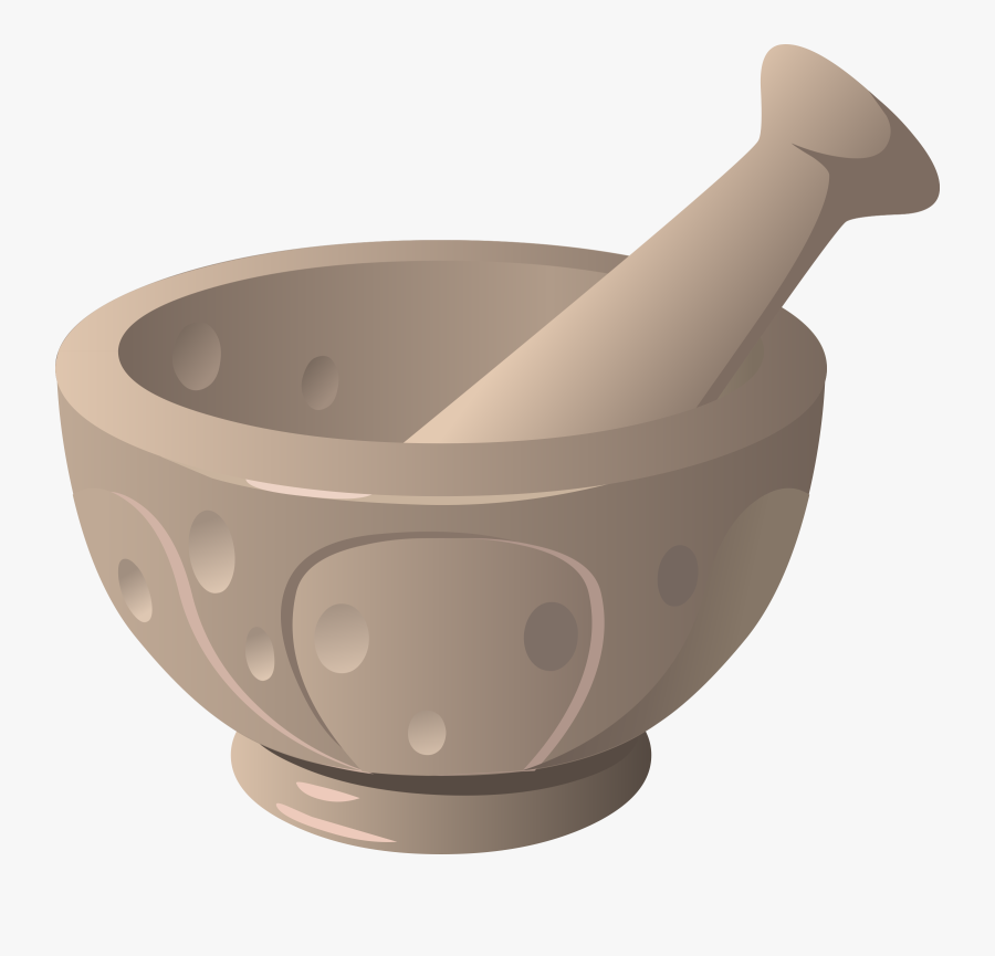 Clipart - Pestle And Mortar Png, Transparent Clipart