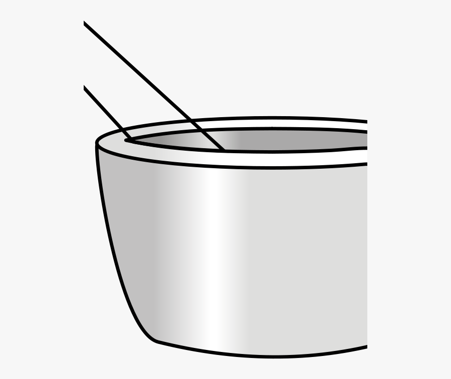 Mortar With Pestle - Line Art, Transparent Clipart