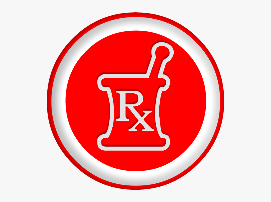 Rx Outline Mortar Pestle - Blue Rx Mortar And Pestle, Transparent Clipart