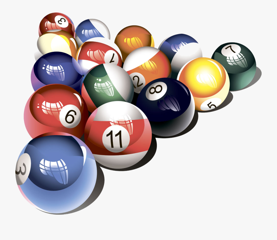 Clip Art Billiards Billiard Ball Snooker - Transparent Pool Balls Png, Transparent Clipart