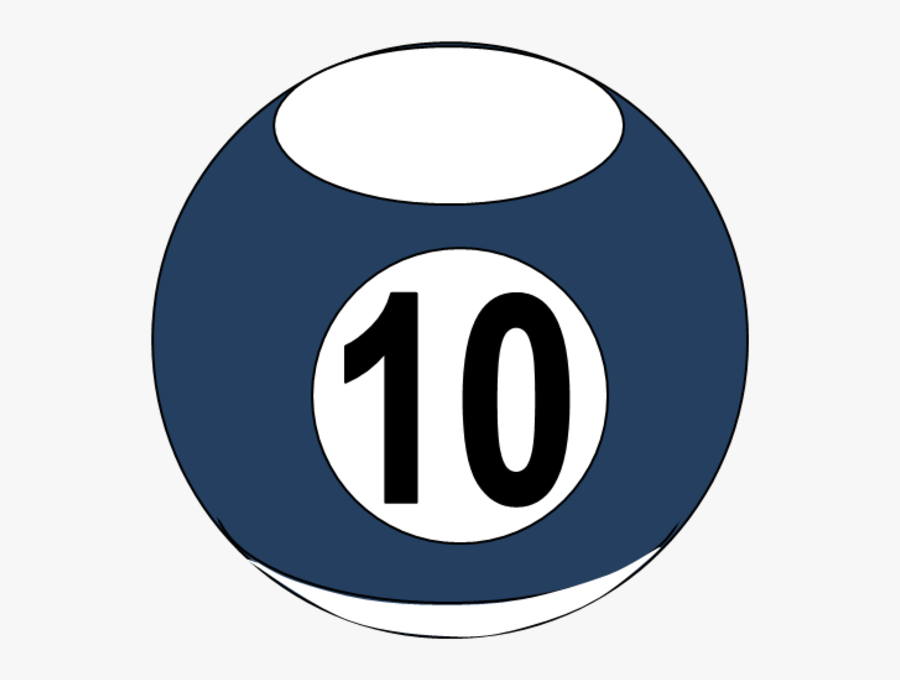 Billiards Clipart 10 Ball Billiard Ball 10 Vector , Free Transparent