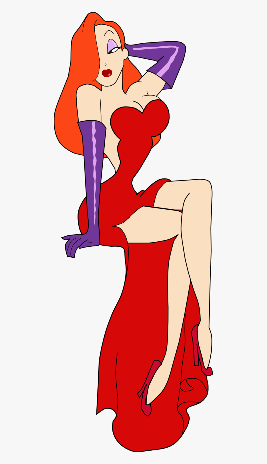 Knee Clipart Elbow - Cartoon Jessica Rabbit , Free Transparent Clipart - Cl...