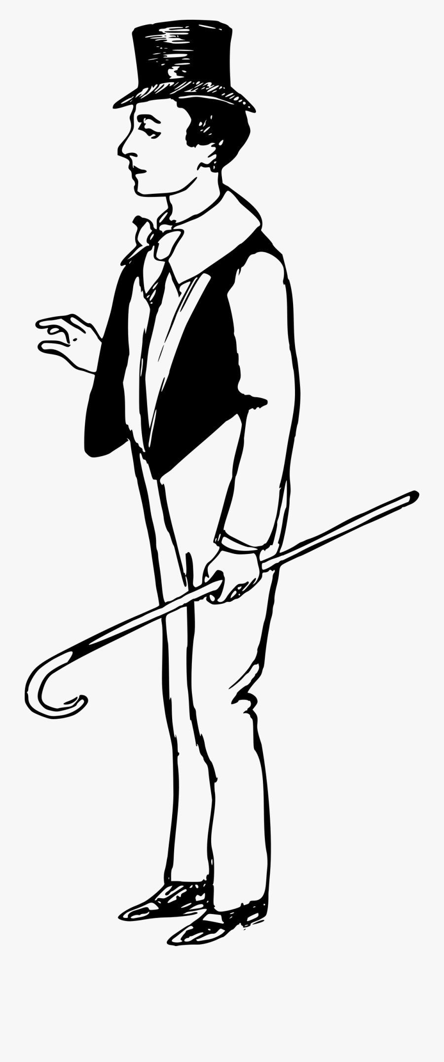 Clipart Big Image Png - Man Holding Stick Clipart, Transparent Clipart