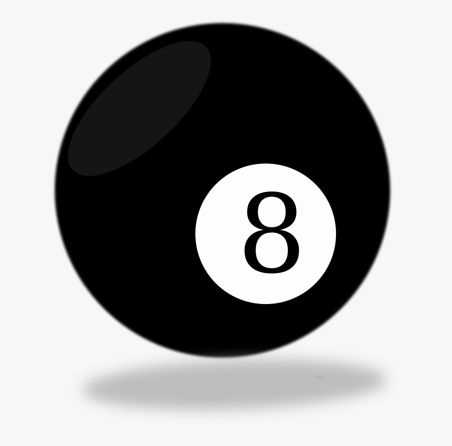 Symbol,billiard Ball,eight Ball - Transparent Clip Art Magic 8 Ball Png, Transparent Clipart