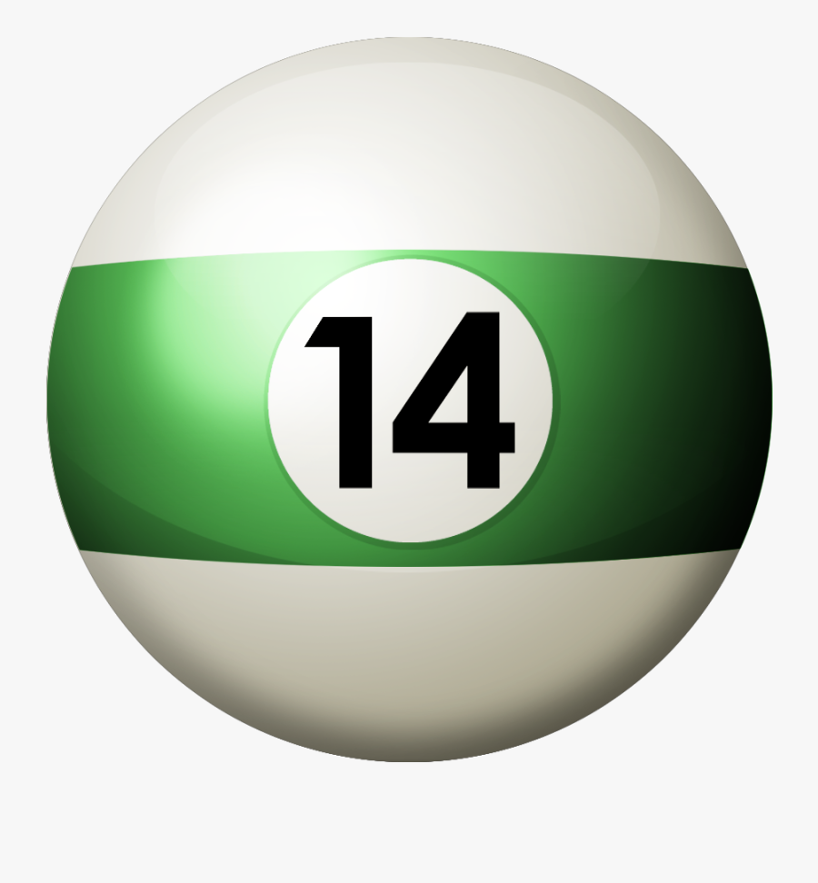 I197 - Photobucket - - Pix/ - No Avatar - Billiards - Billiard Ball 14 Png, Transparent Clipart