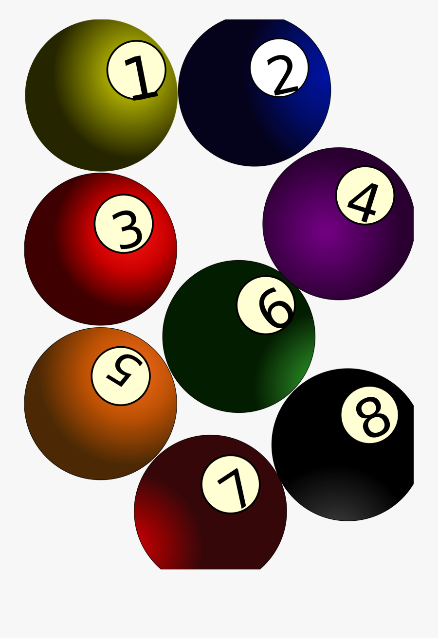 Eight Ball Billiard Balls Billiards Pool Magic 8 Ball - 8 Balls Clipart, Transparent Clipart