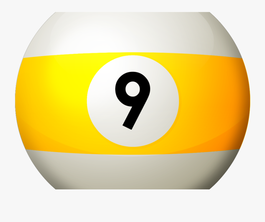 Billiard Ball Clipart Pool Tournament - Billiards Balls Number 9 Png, Transparent Clipart